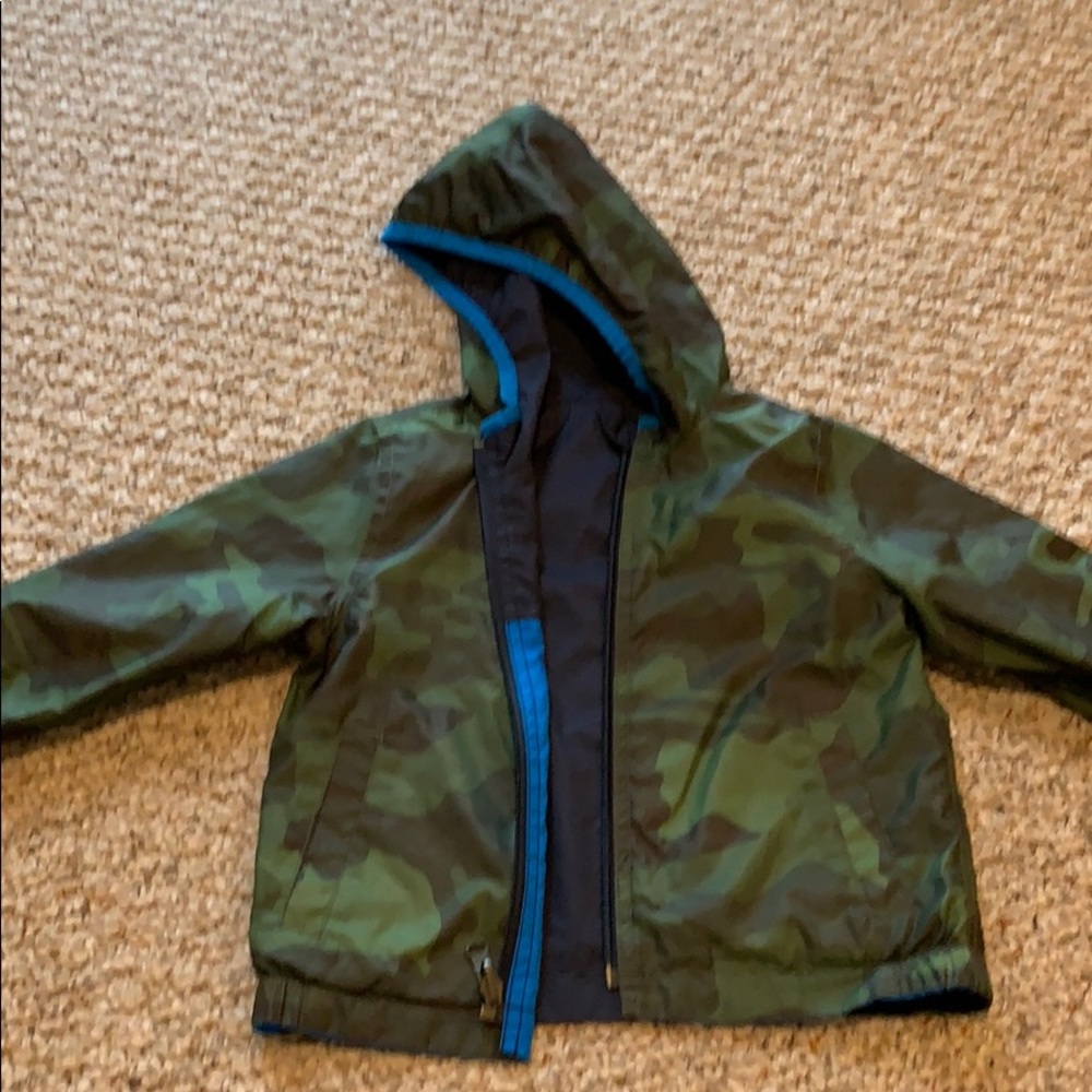 Baby gap reversible rain jacket camouflage 18-24 m